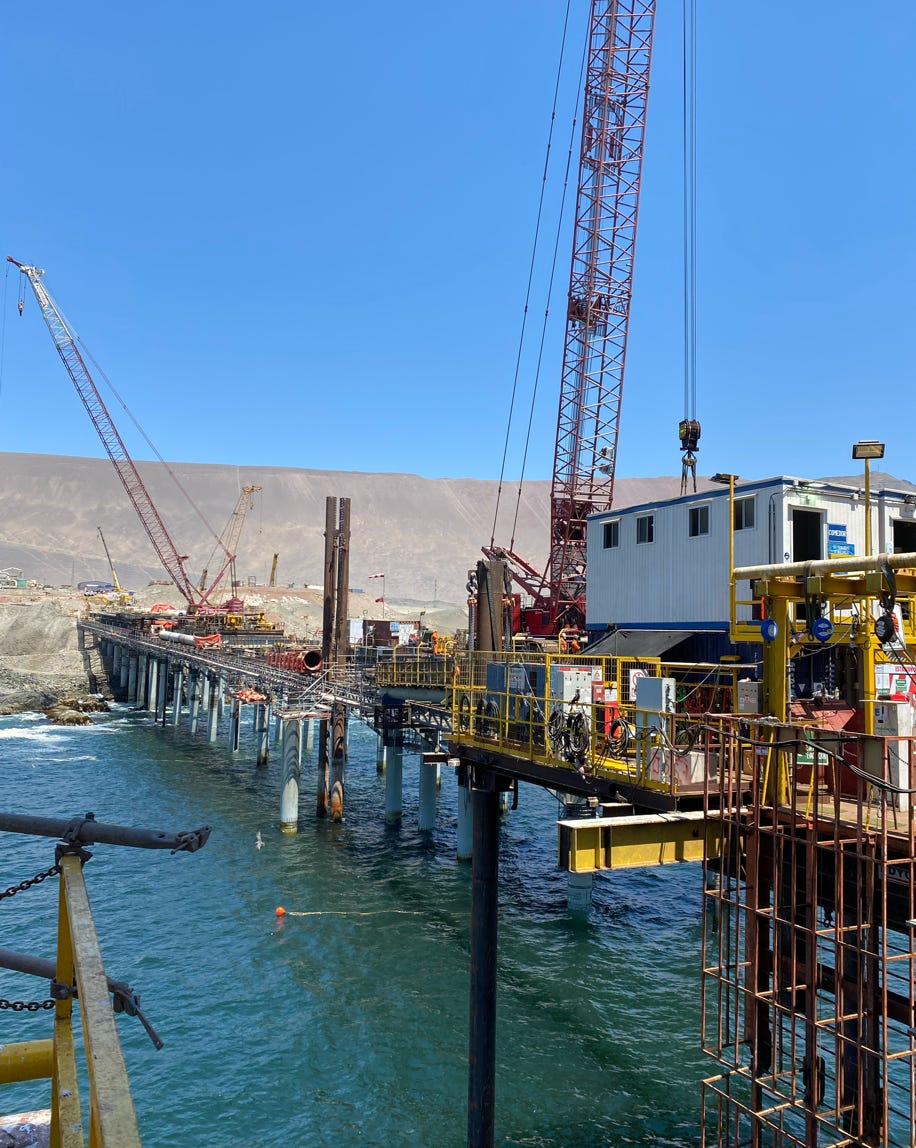 Asesoría Geotécnica Construcción Puerto Quebrada Blanca Fase 2 (QB2) - Minera Teck.